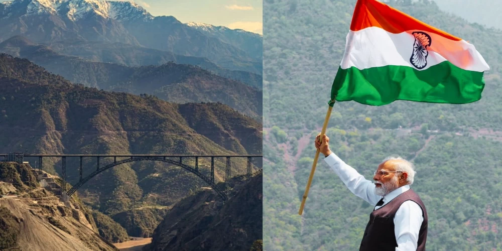 PM Modi unveils world's highest rail bridge in J&K